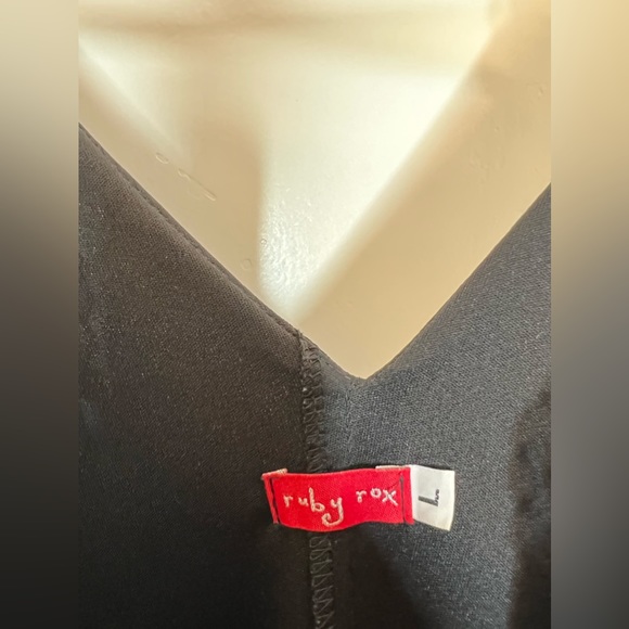 Vintage 90’s Y2K V-Neck Midi Dress Beaded Gauzy Lace - Picture 8 of 16